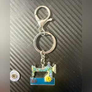 Colorful Sewing Machine Keychain